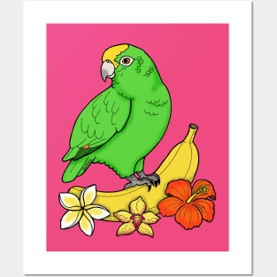 Tropical Parrot-ise Posters and Art